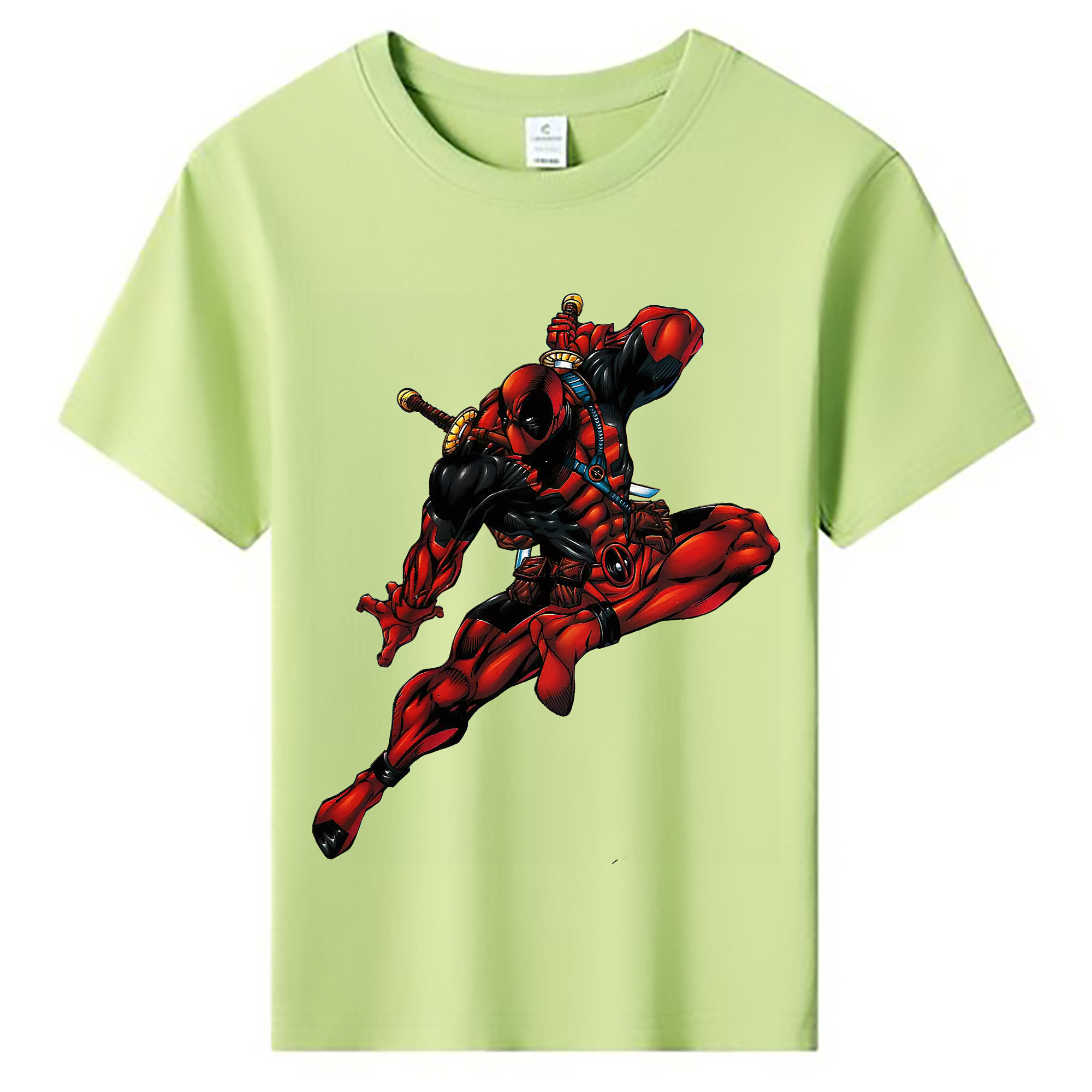 （画像用） Deadpool デッドプール 綿100％キッズTシャツ（フロントプリント）